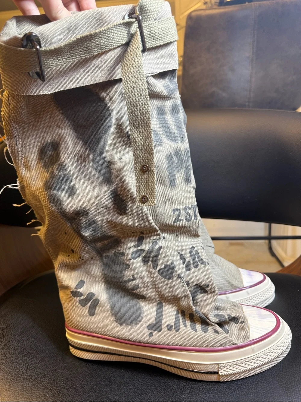 Dacian print denim